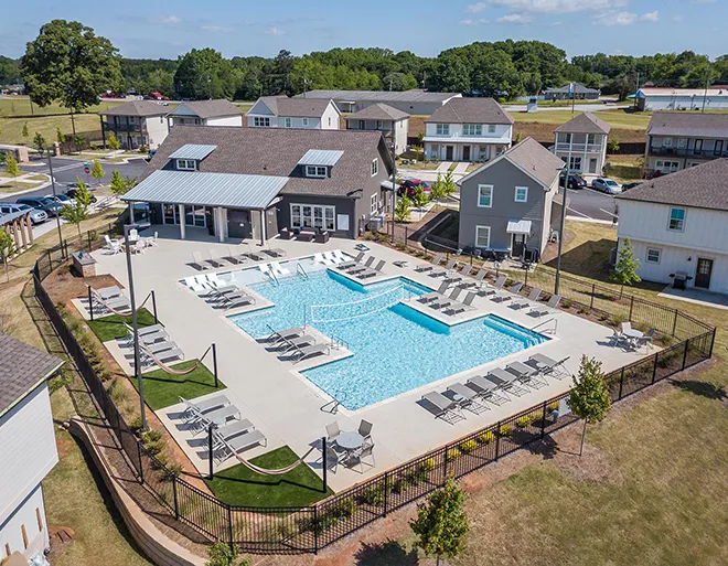 resort style pool