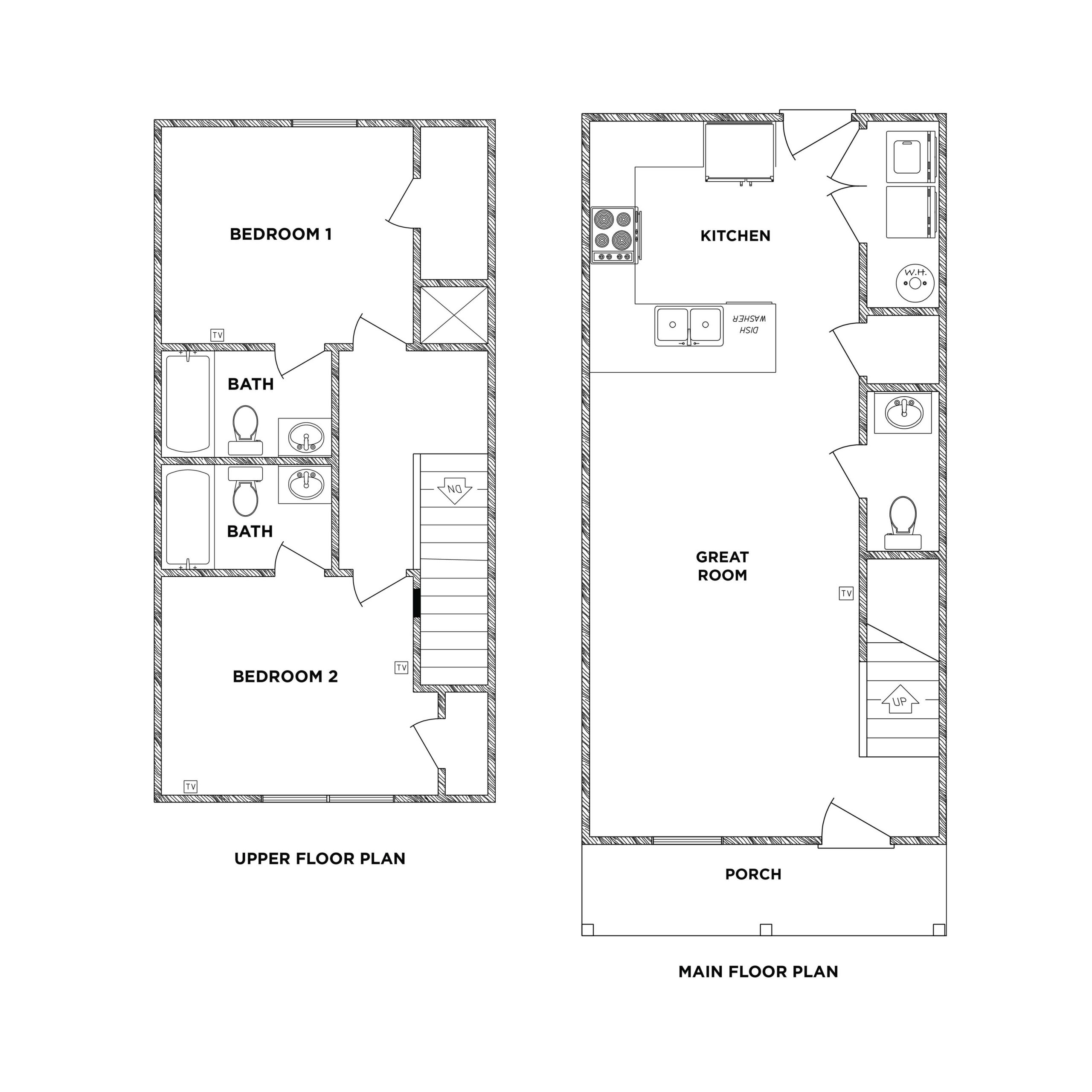 The Ivy - 2x2.5 Floor plan