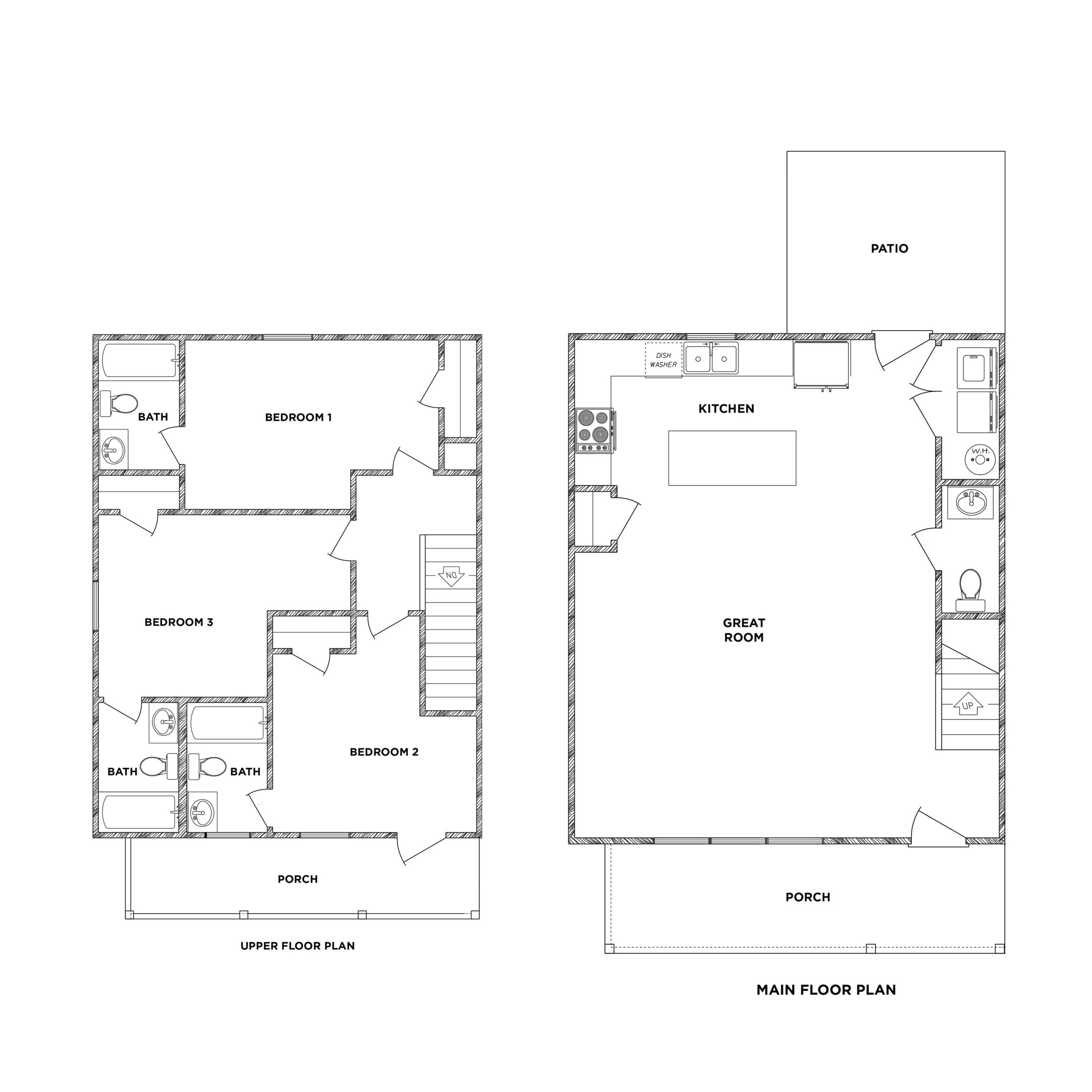 The Azalea - 3x3.5 Floor plan