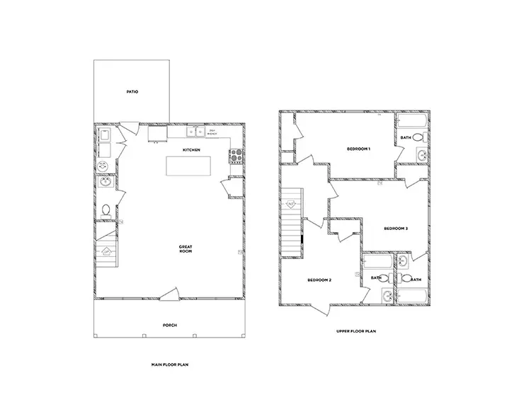 The Fern - 3x3.5 Floor plan